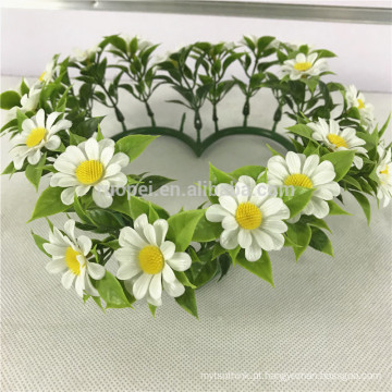 Grinalda de flor artificial barata suspensa para decoração de janela